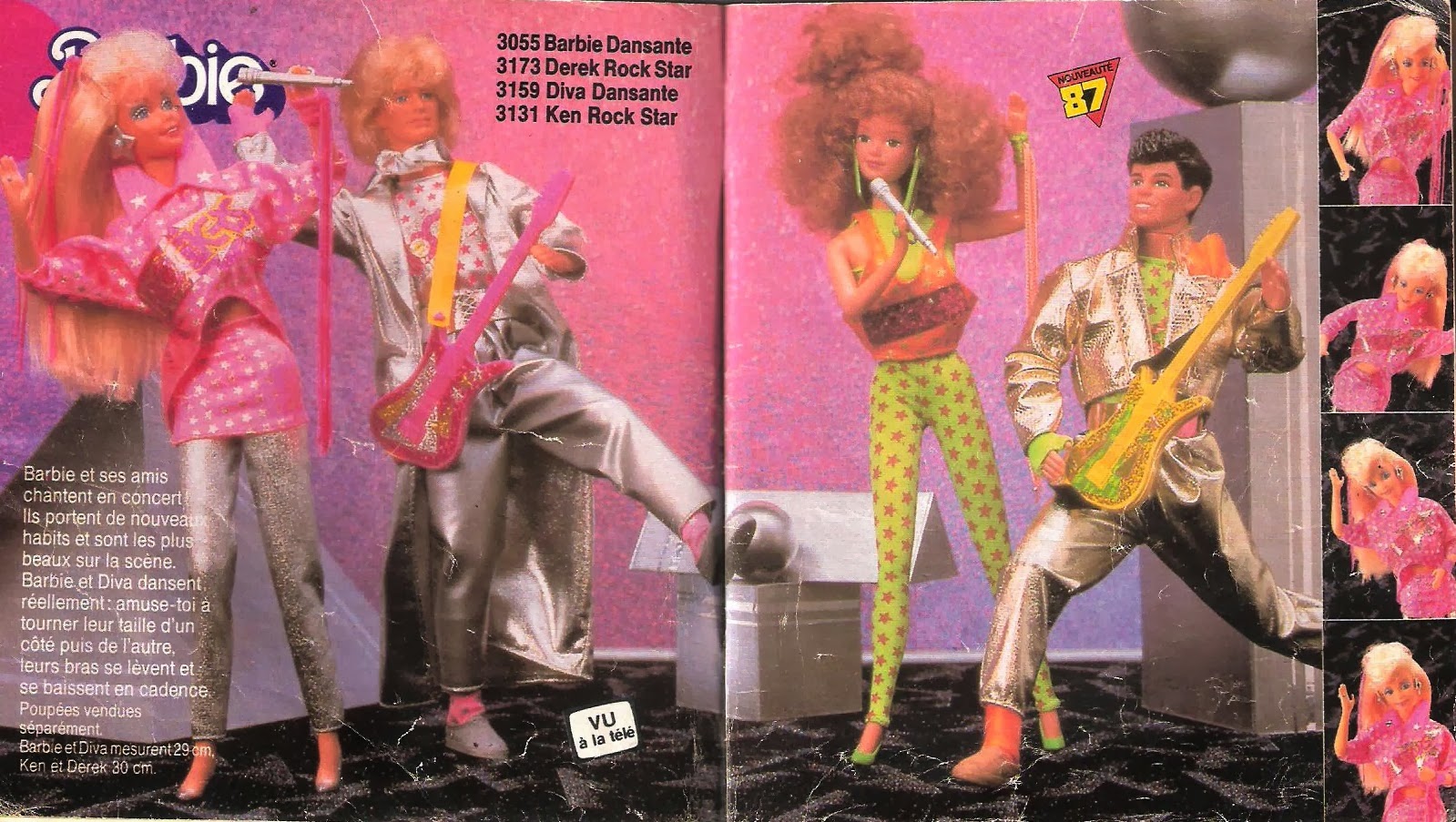 barbie rock stars 1987