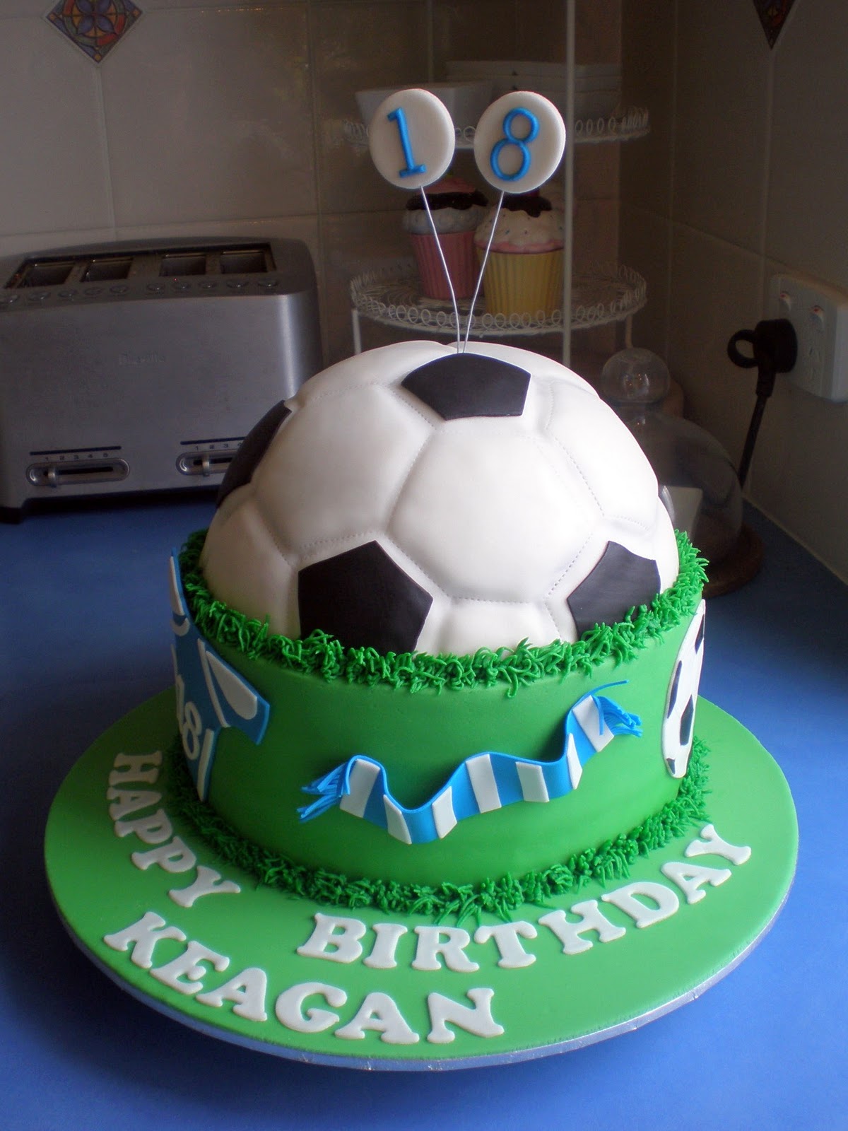 Sugar Siren Cakes Mackay: Soccer/Football Birthday Cake