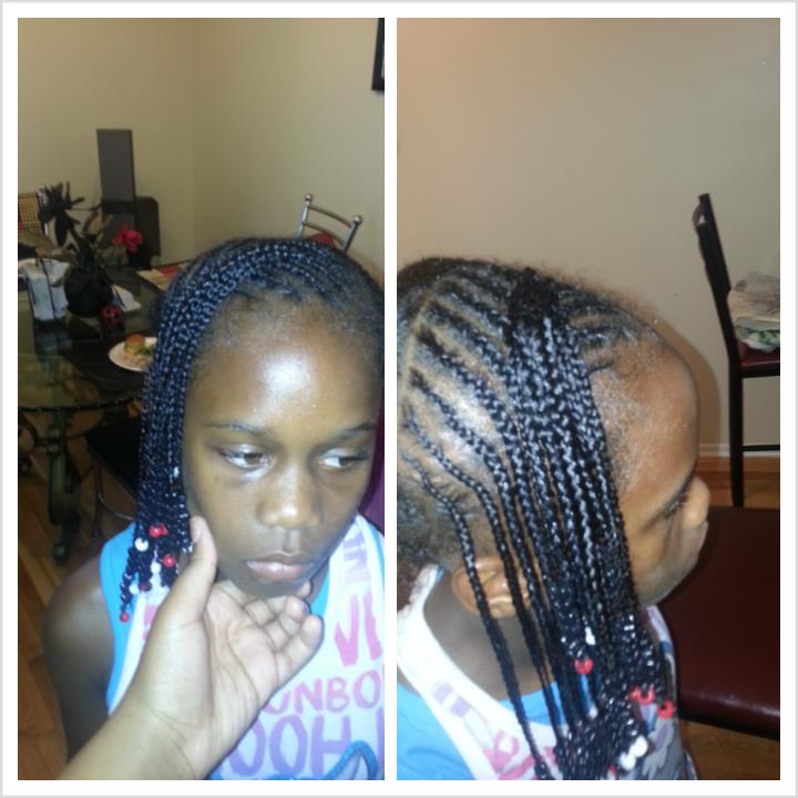Once Upon a Curl: Waterfall braided Mohawk... Kimani Styles