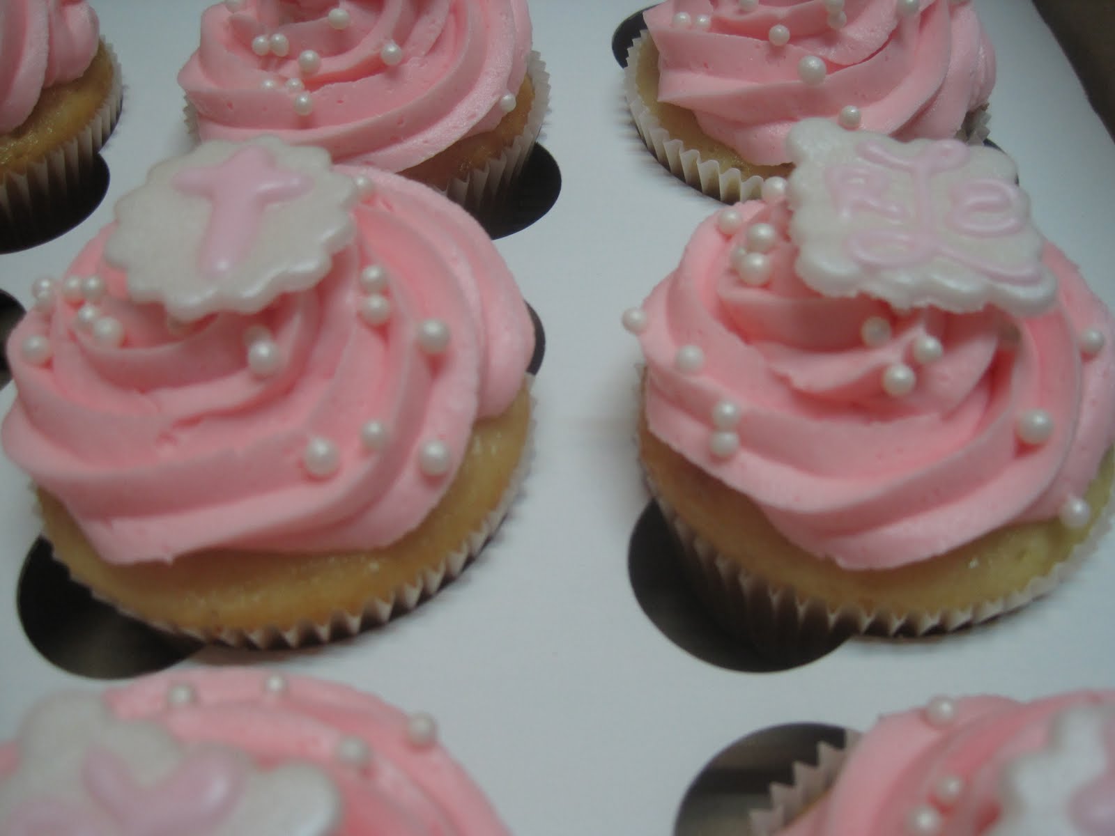 Silly Gilly Desserts Baptism Cupcakes!