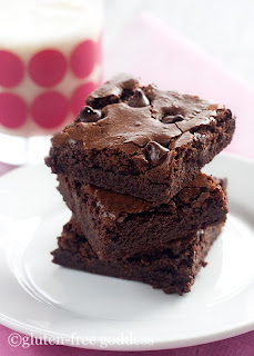dark chocolate gluten free brownies