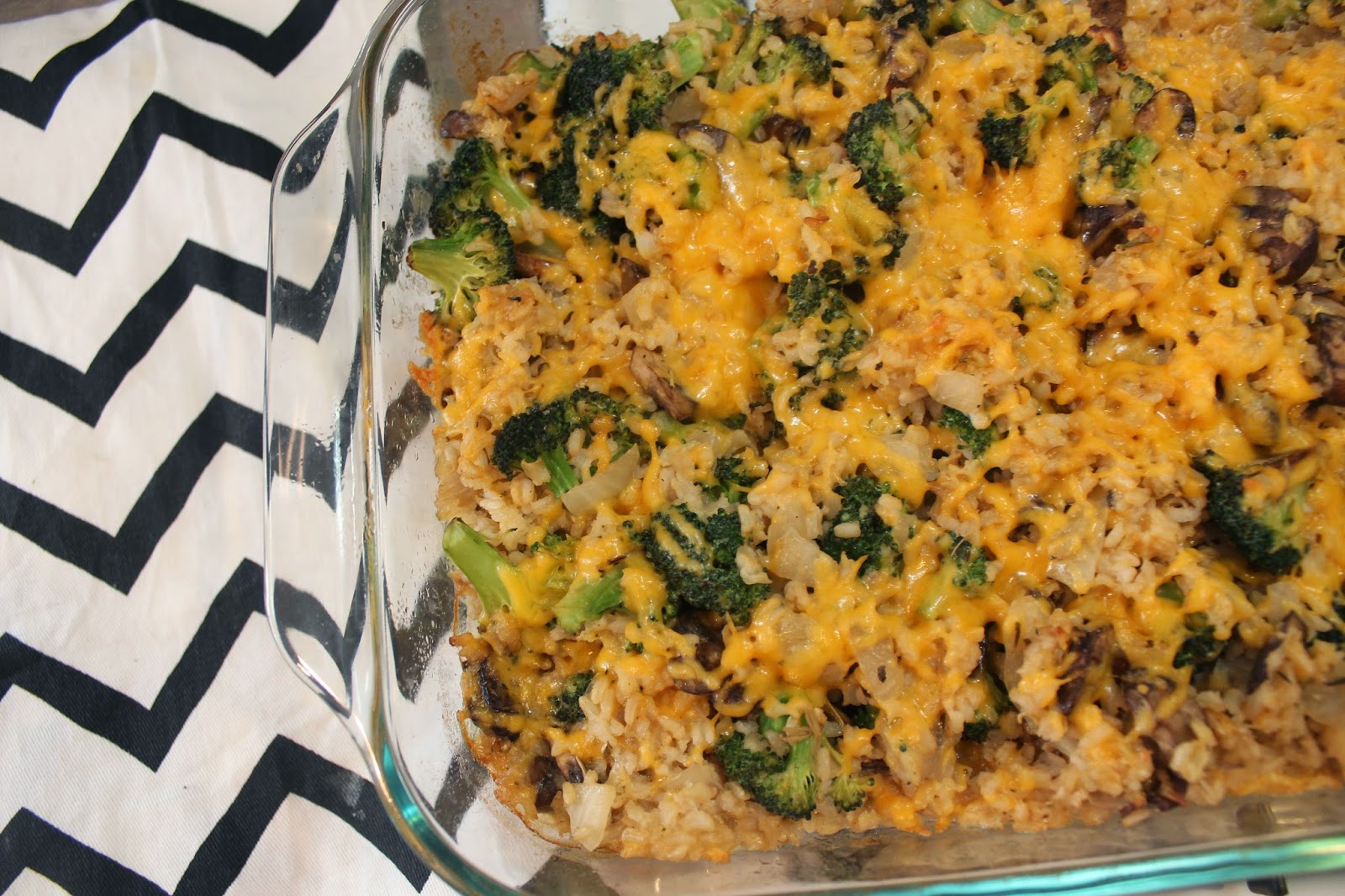 KEEP CALM AND CARRY ON: Cheesy Vegetarian Brown Rice Casserole