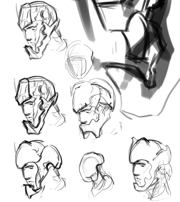 head sketch