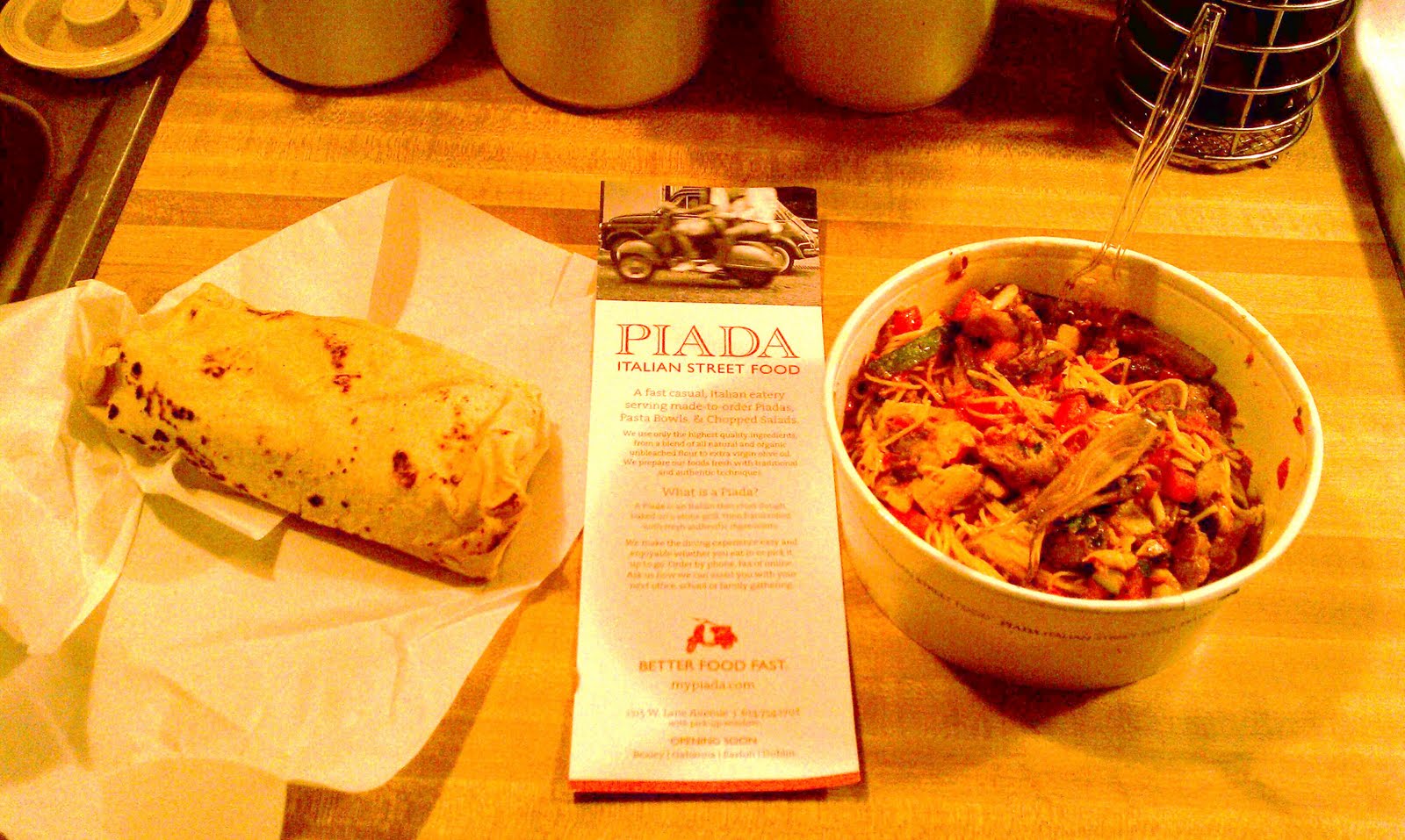 Cakes and Dogs: Piada Italian Street Food