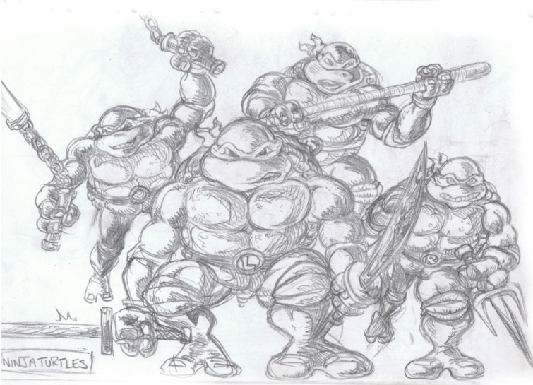 Draw Ninja Turtles