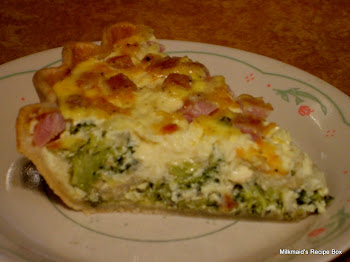 Broccoli and Ham Quiche