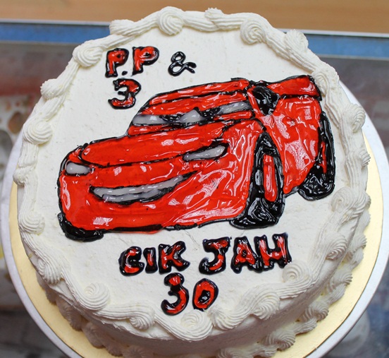 Mcqueen the cars cake