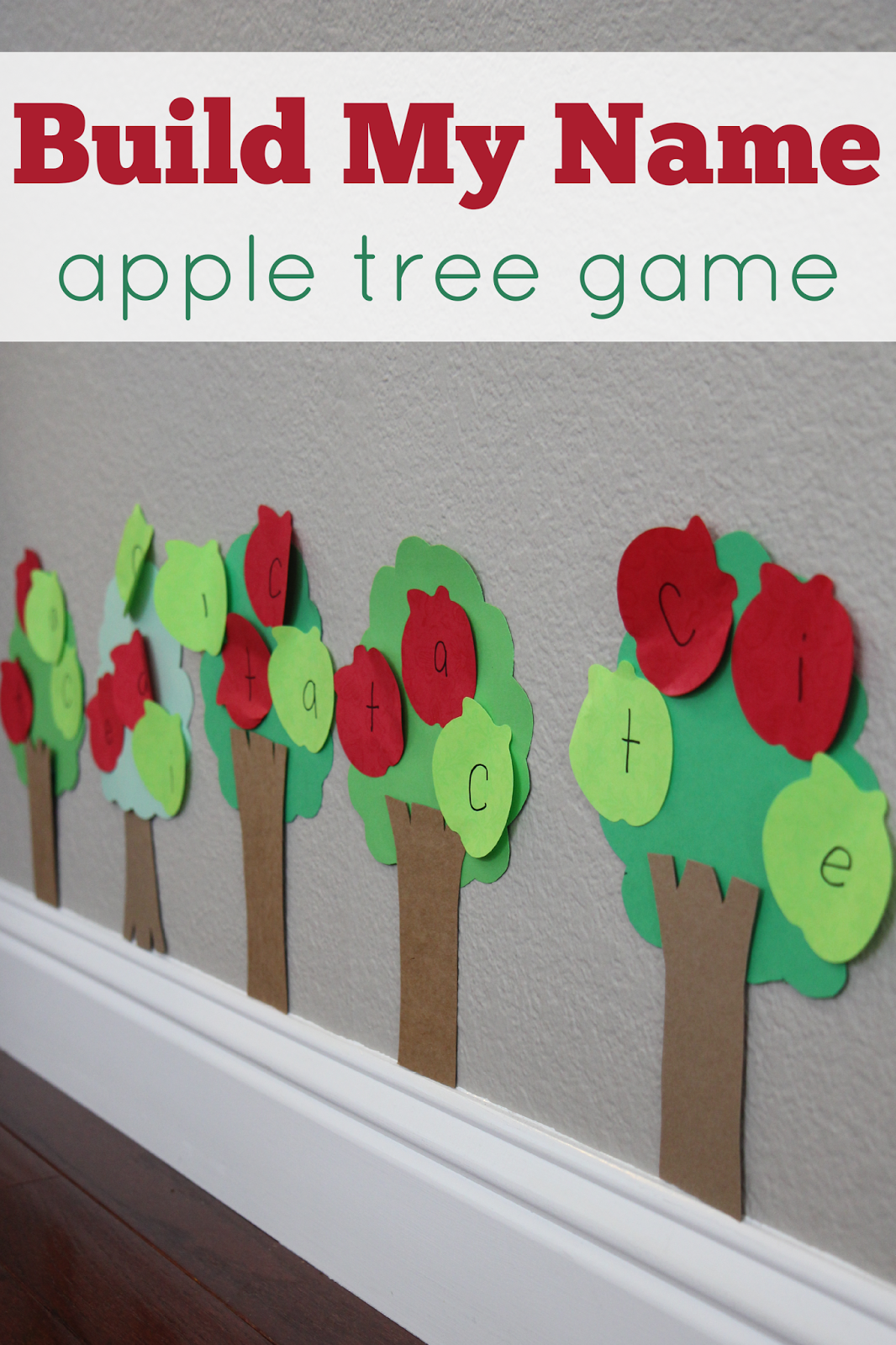 Toddler Approved!: Build My Name Apple Tree Game