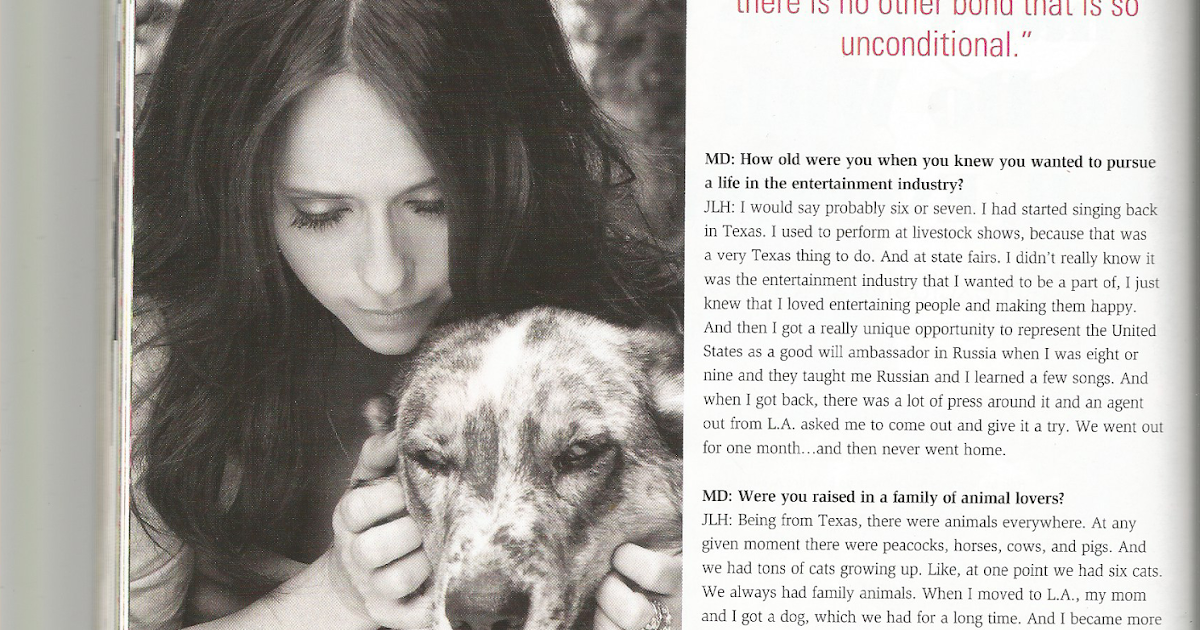 Jennifer Love Hewitt the best forever Jennifer col suo cane Duke