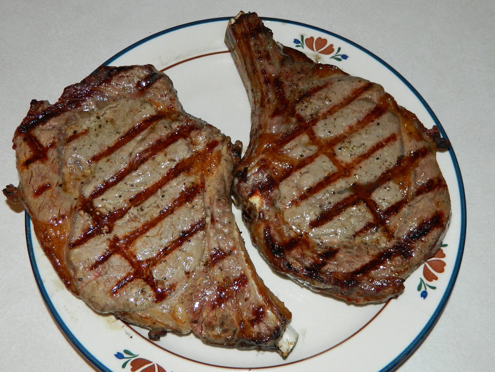 Lise's Log Cabin Life Grilling Steak for Dinner