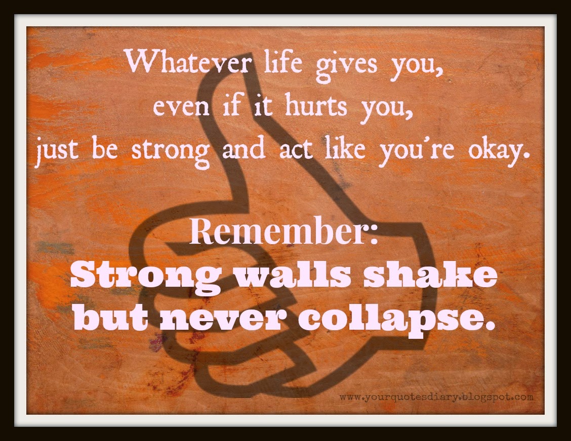 Strong Walls Shake But Never Collapse