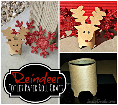 reindeer toilet paper roll craft