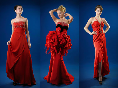 sexy red evening dresses