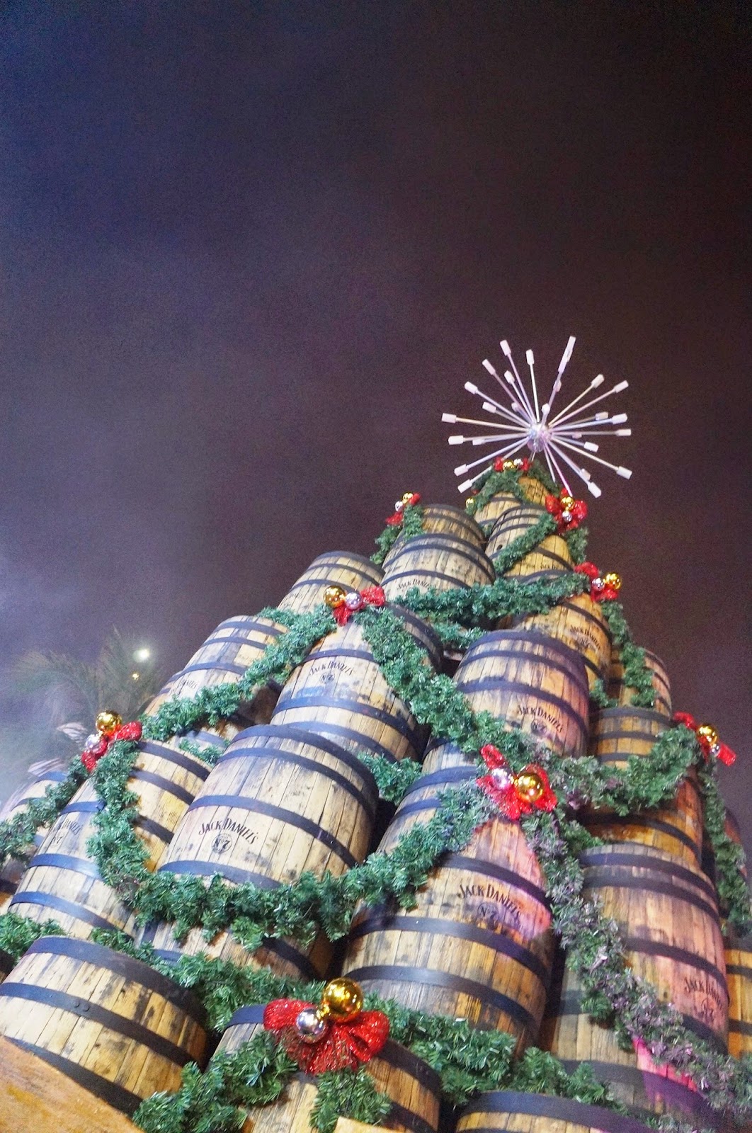 Jack Daniel's Holiday Barrel Tree Lighting at Fuente Circle Eastwood