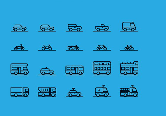 Traffic & Transportation Icon (AI, PNG) Traffic & Transportation Icon (AI, PNG)