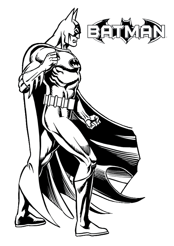Coloring Pages Batman Free Downloadable Coloring Pages