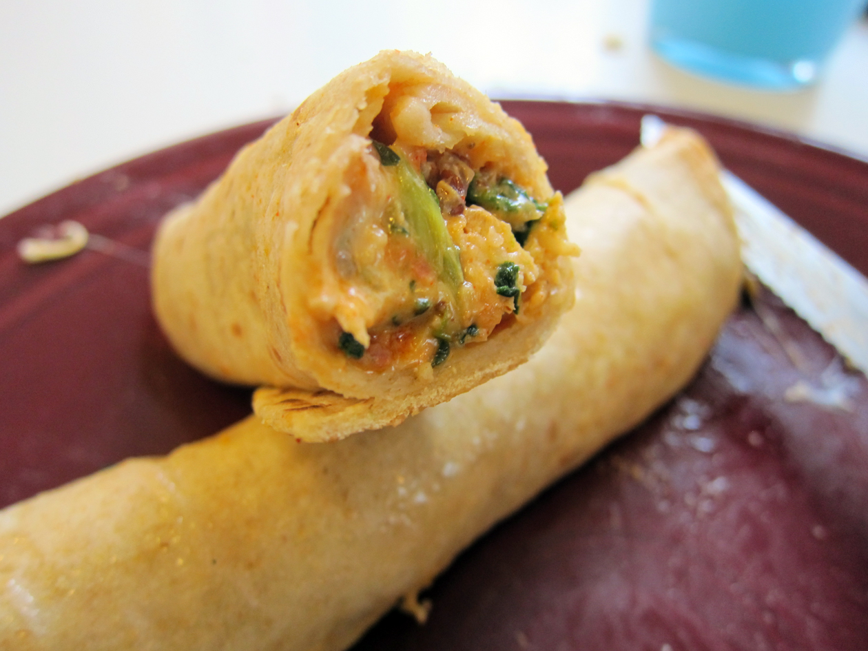 Knit Nat Chicken Taquitos with Spinach & Wild Rice