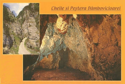 Gorges and Cave of Dambovicioara River / Cheile si Pestera Dambovicioarei postcard