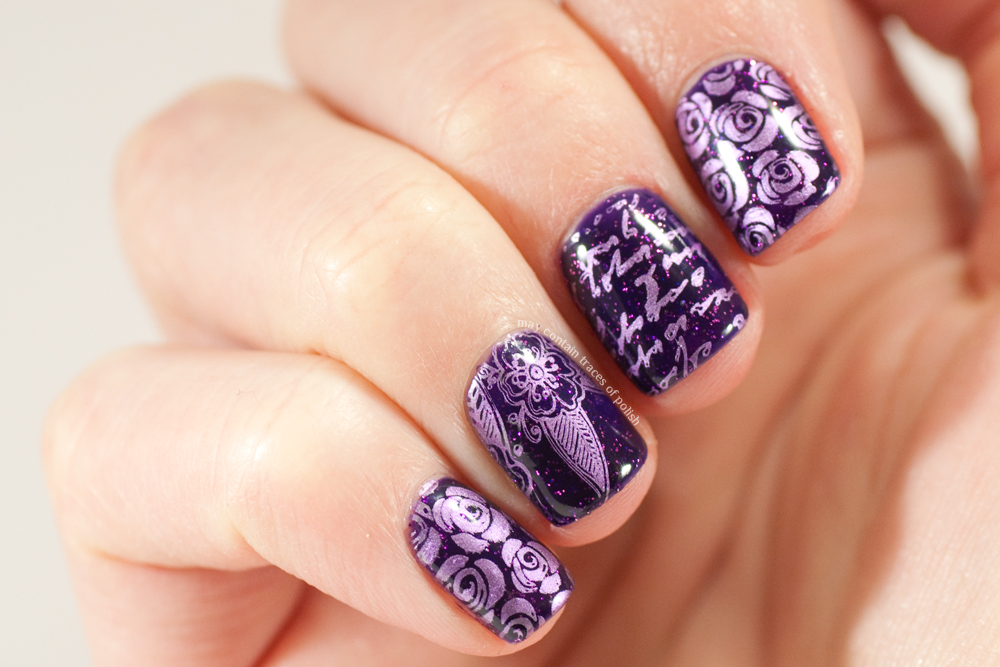 2. Purple Gel Nail Polish Designs - wide 9