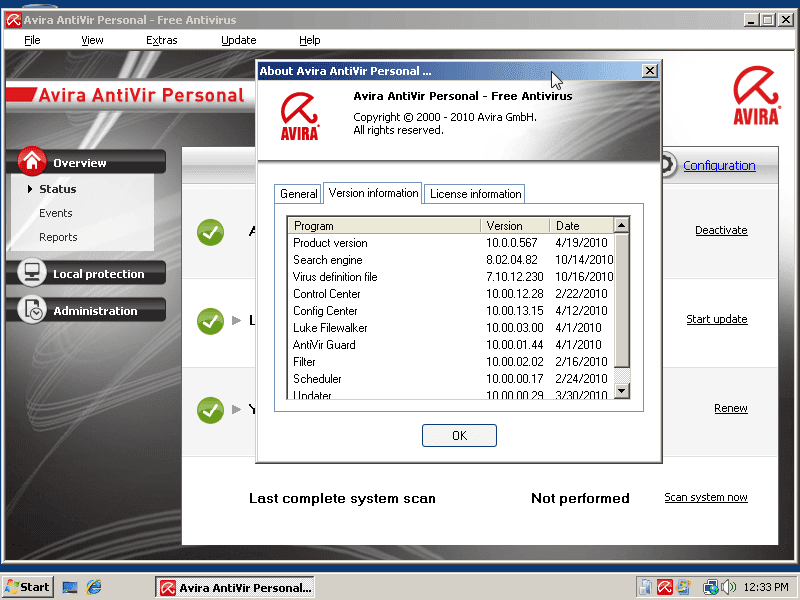 avira virus update free download