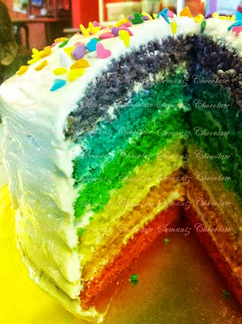 Rainbow Cakes