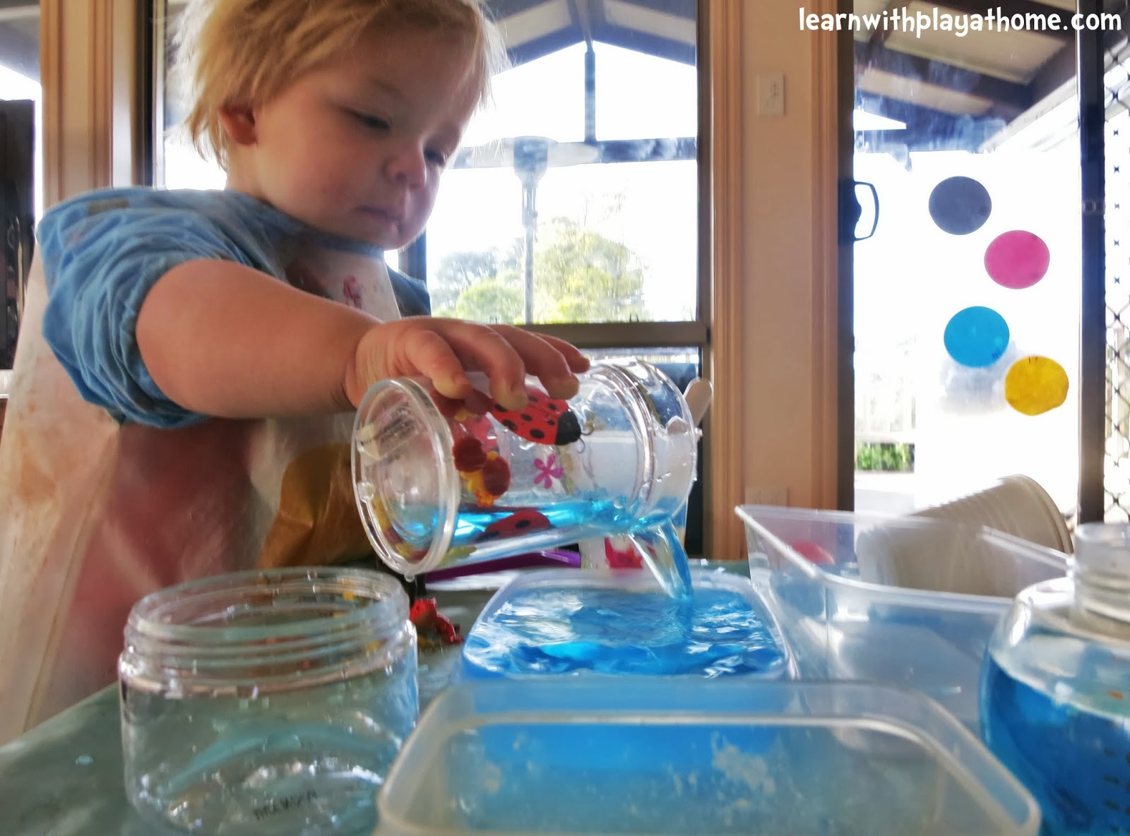 Learn with Play at Home Toddler Inside Water Play Activity