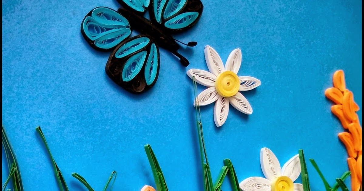 ...A ROOM FOR MY PAPER QUILLING QUILLED GRASS