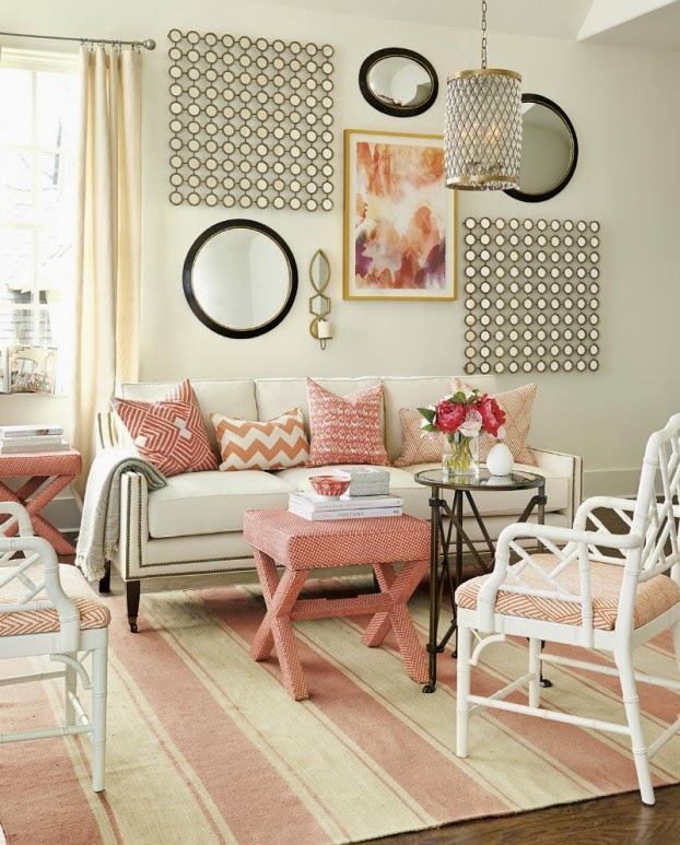 Ideas con fotos de salas coral - Salas con estilo