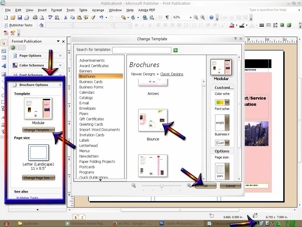 Cara membuat Brosur atau Brochures di Microsoft Office