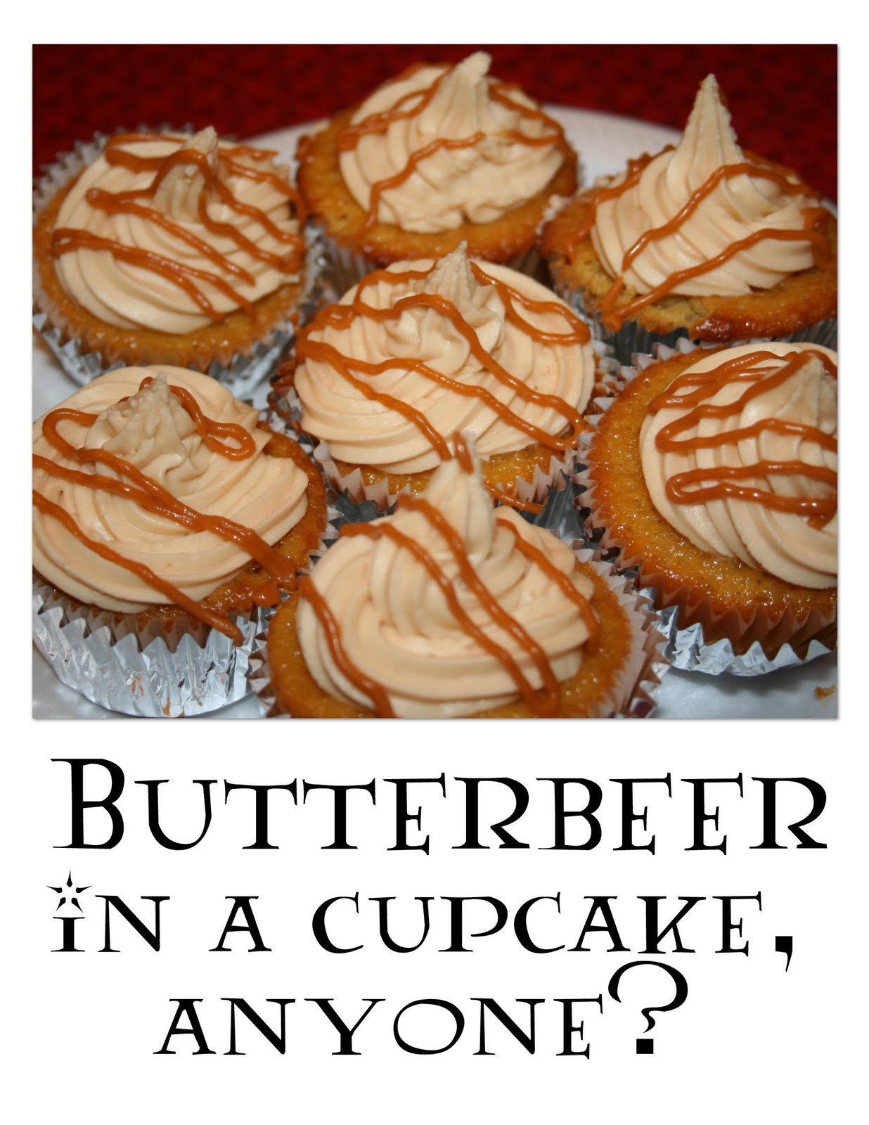 Butterbeer Cupcakes With Cake Mix Butterbeer Cupcakes With Cake Mix