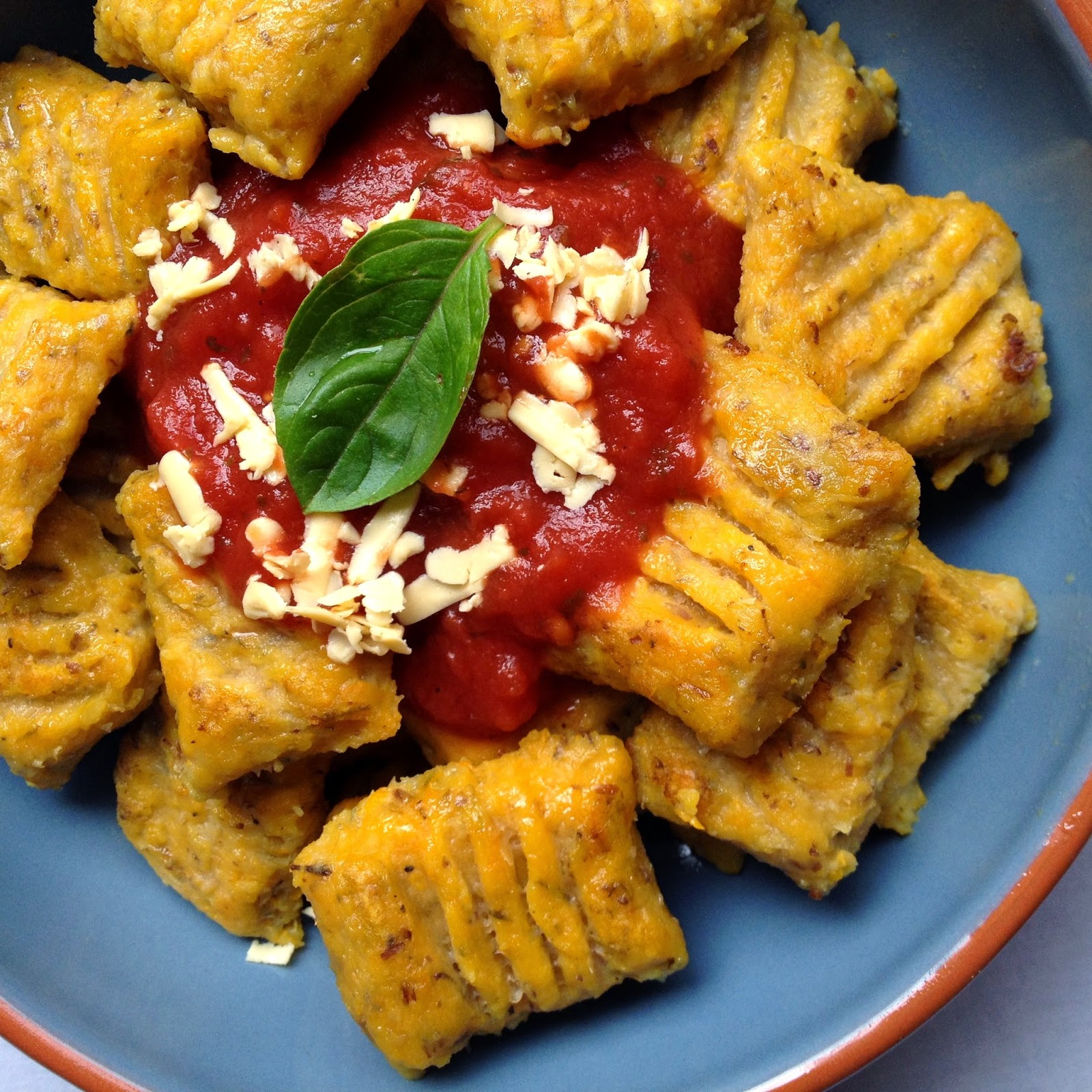 anteloupe. Pumpkin Chickpea Flour Gnocchi