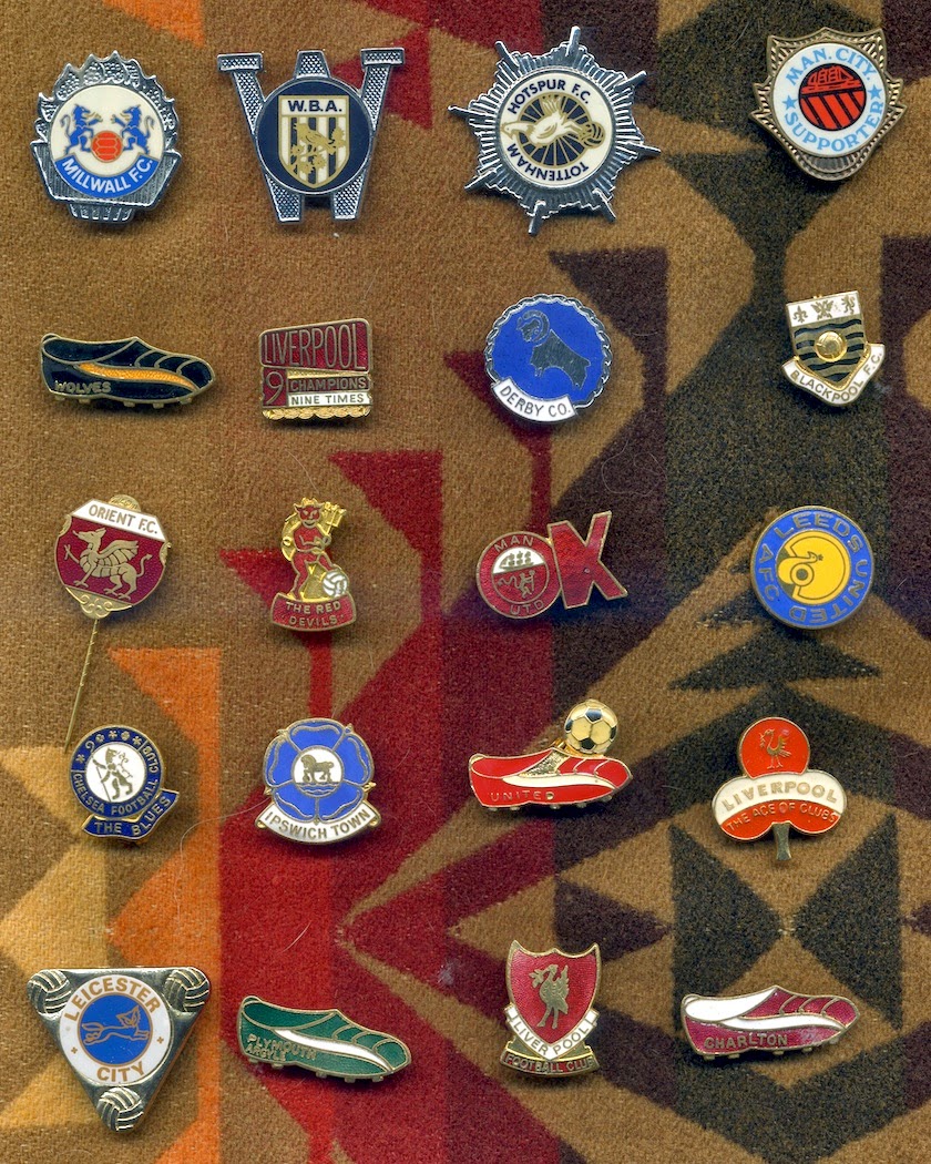 A drifting cowboy Collecting Football (Soccer) Lapel Badges