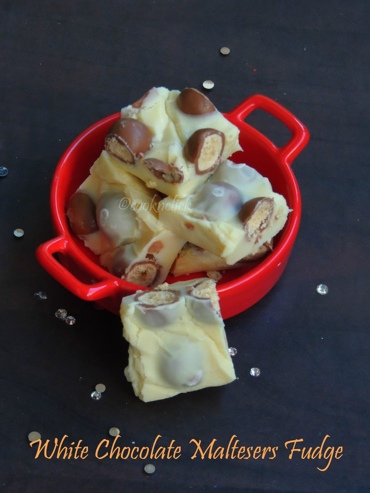 White Chocolate Maltesers Fudge Cook N Click