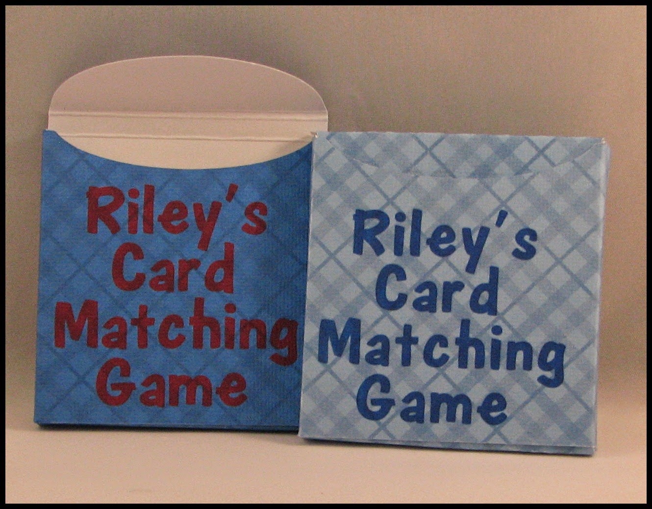 Around the Block with scrapalette Card Matching Game with Print then Cut