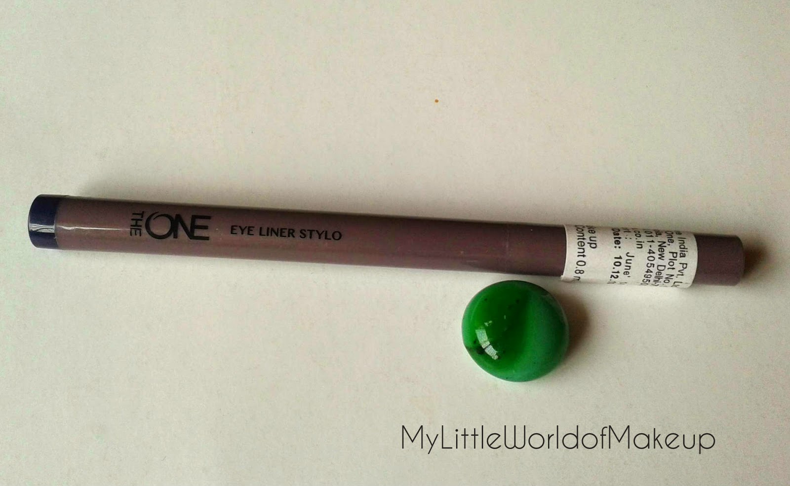 Oriflame The One Eyeliner Stylo in Blue Review Swatches & EOTD