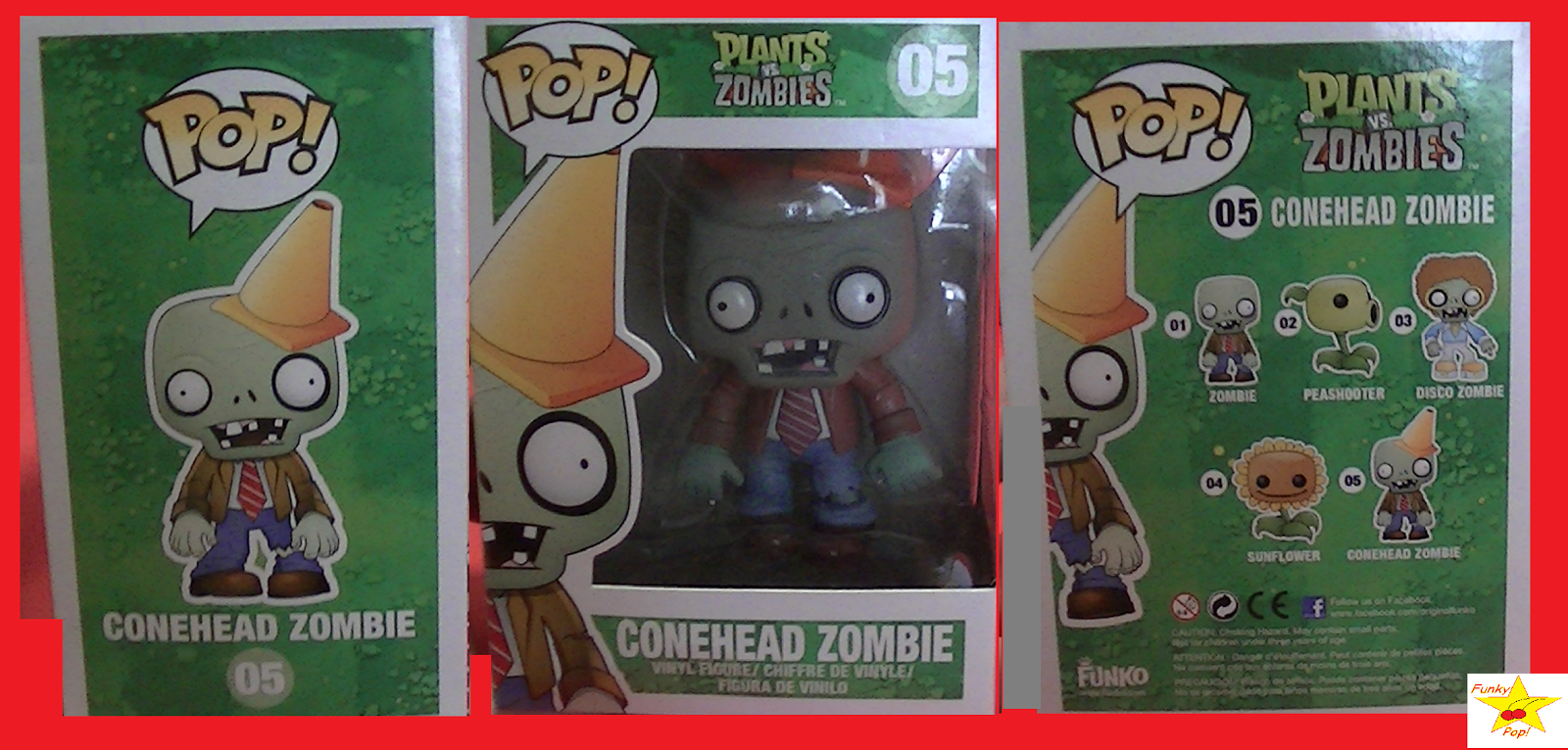 Funky Pop! Funko figures. 05 Conehead Zombie