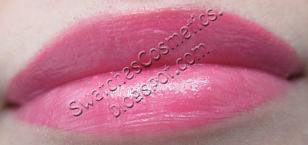  Swatches Cosmetics Свотчи Косметики Губная помада для губ Lipstick Lancome №314 Rose Candy