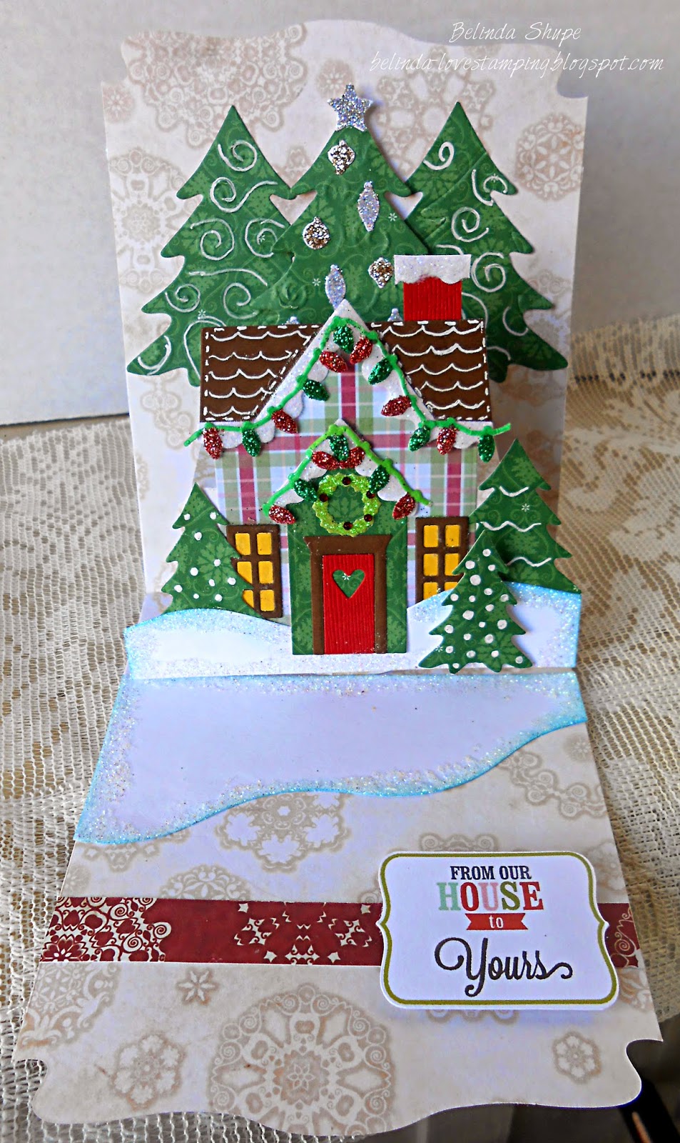 I Love Stamping 1st Christmas Card of the Year!