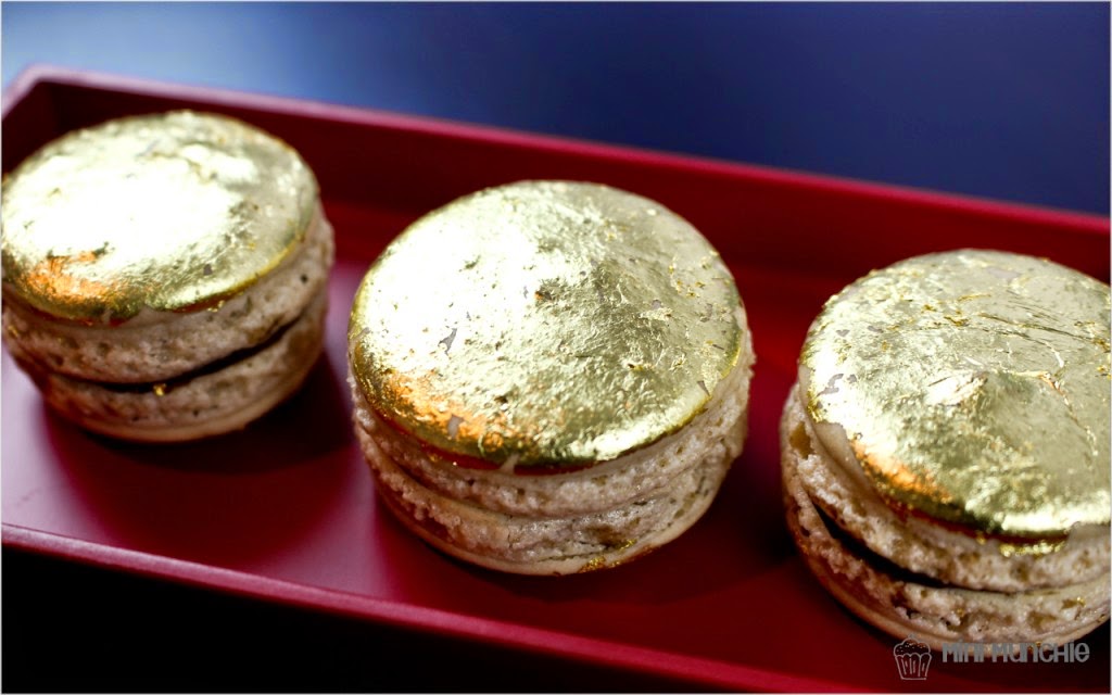 Alma Gourmet Blog Gold Leaf Macarons