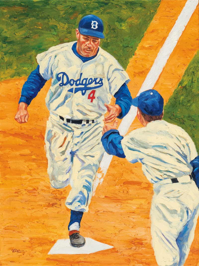 Dodgers Blue Heaven Original Dodger Drawings by Dick Perez at