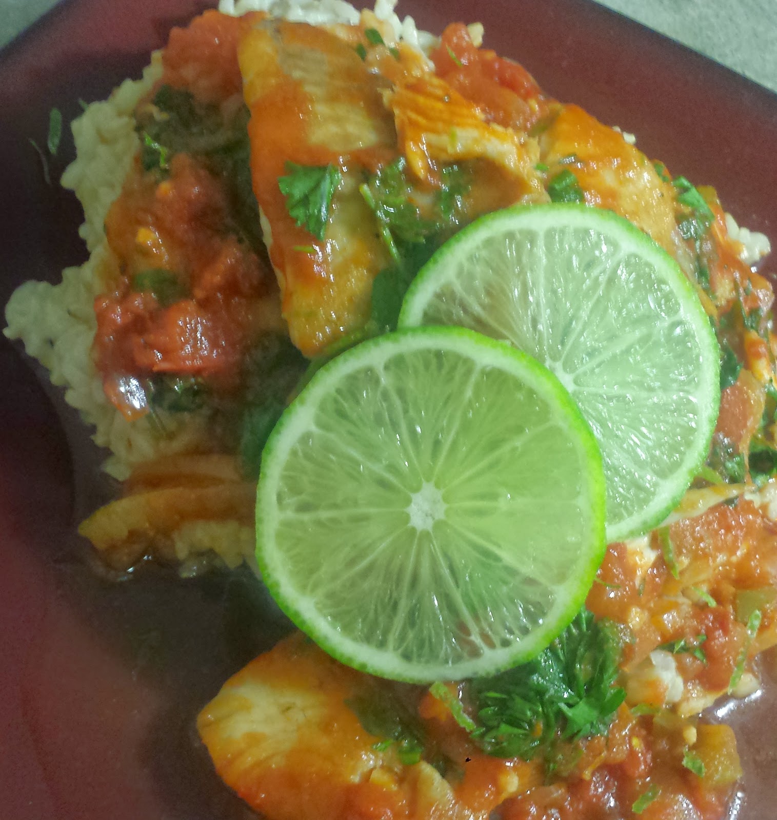 Sarah's Southern Savorings Spanish Style Tilapia