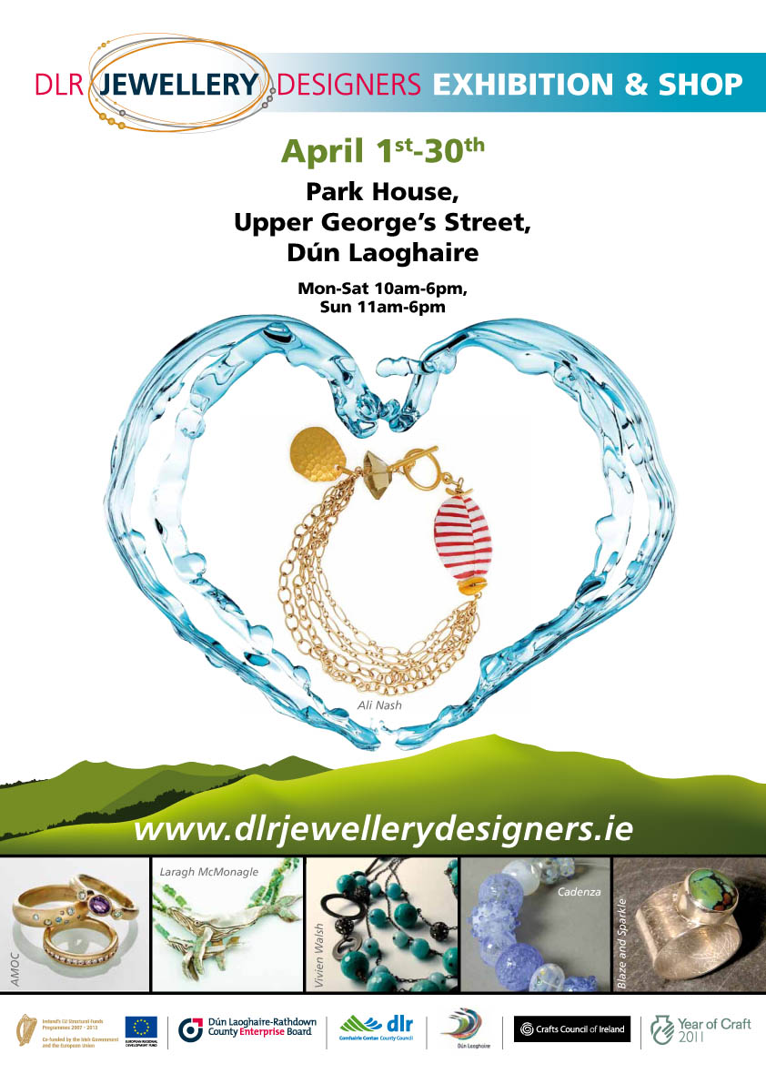 DLR JEWELLERY DESIGNERS EXHIBITION AND SHOP, DUN LAOGHAIRE Glass Society of Ireland