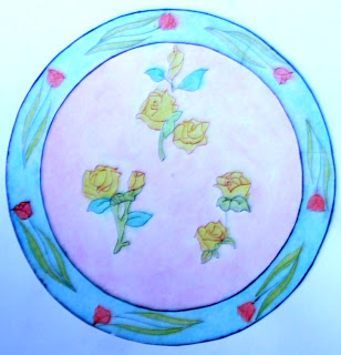 Vẽ trang trí đĩa tròn cho học sinh cực đẹp 12