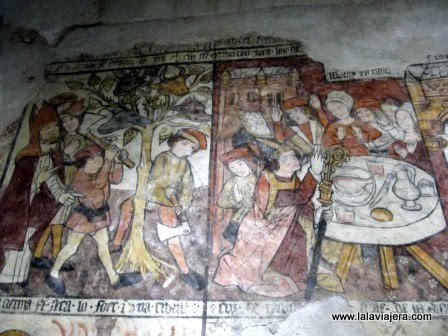 Pinturas Iglesia Unha, Romanico Aran