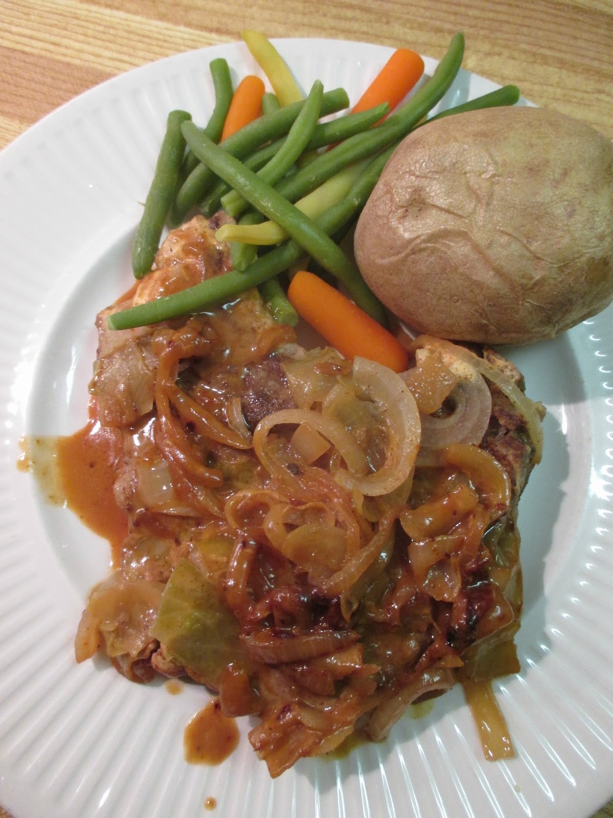 Just my Stuff Pork Chops with Sour Cream Gravy