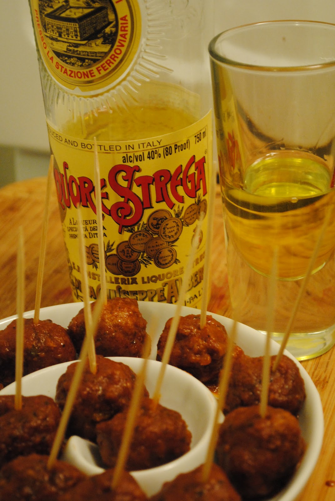 Culinary Adventures with Camilla PumpkinPanko Meatballs in Strega Sauce