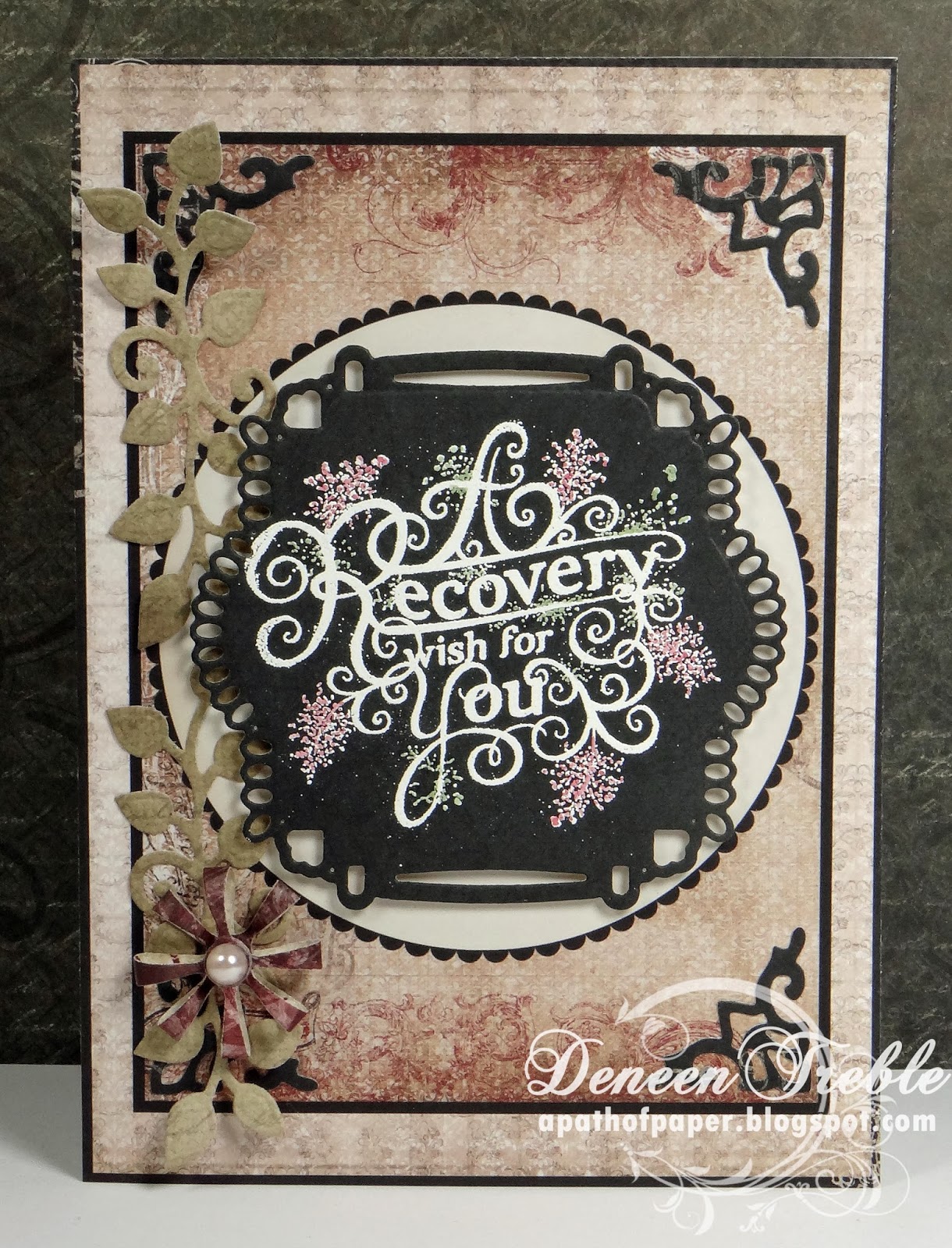 A Path of Paper Heartfelt Creations Chalkboard Effect