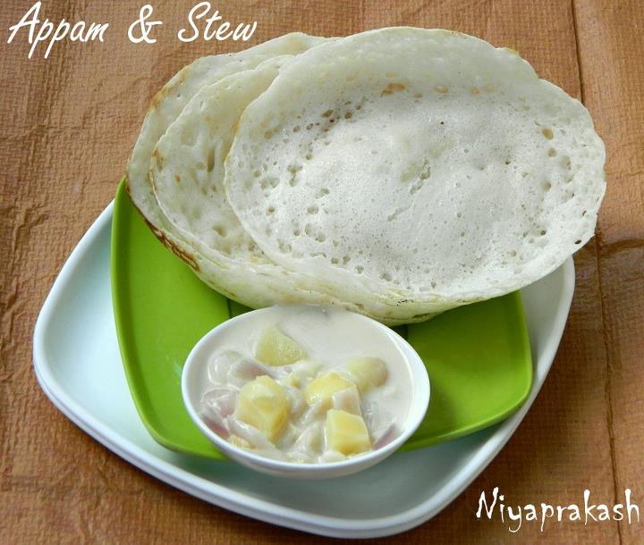 Niya's World Appam with Vegetable Stew