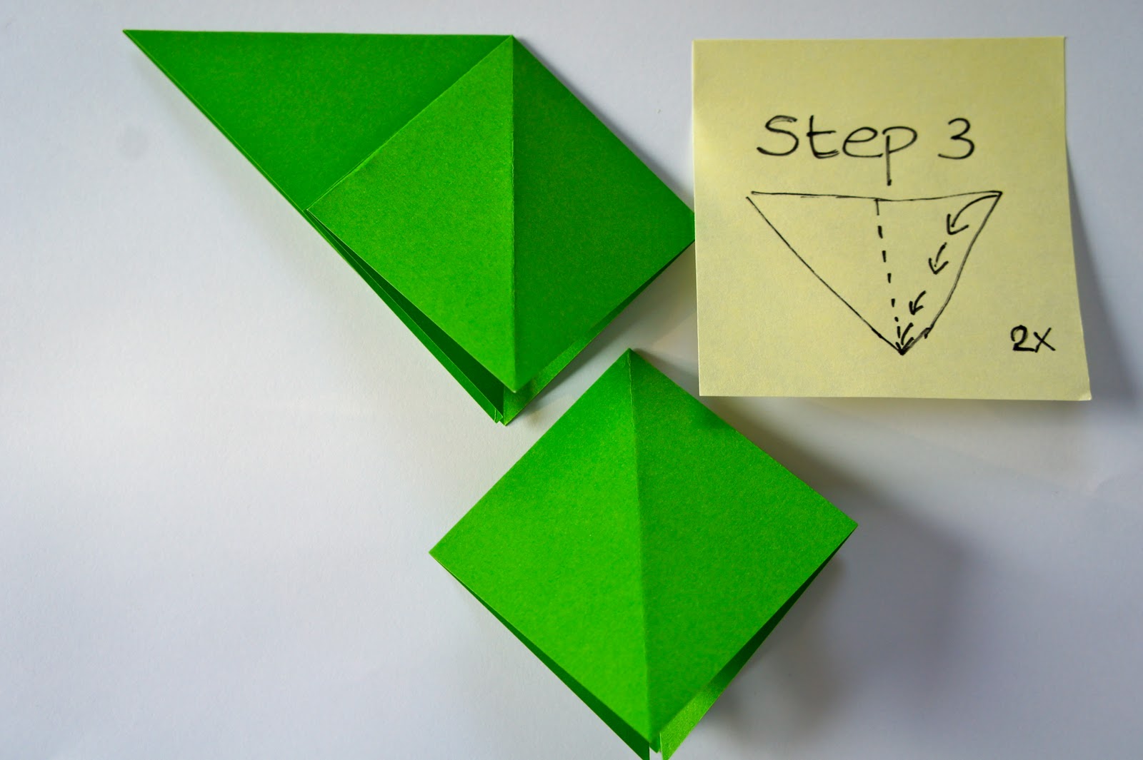 Ideas from the forest Folding christmas trees