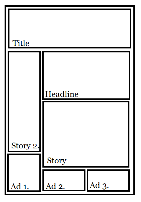 newspaper layout for kids